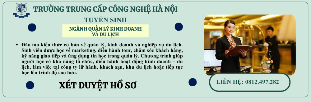 tccn quản lý kinh doanh và du lịch