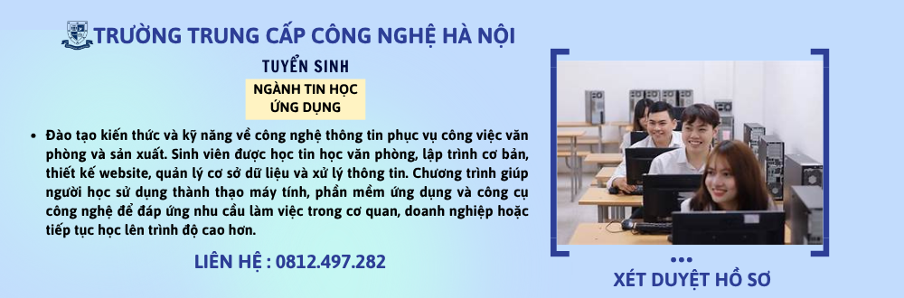 tccn tin học ứng dụng