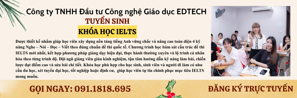 TUYỂN SINH IELTS