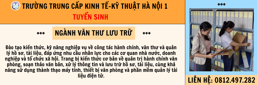 tc ktkt văn thư lưu trữ